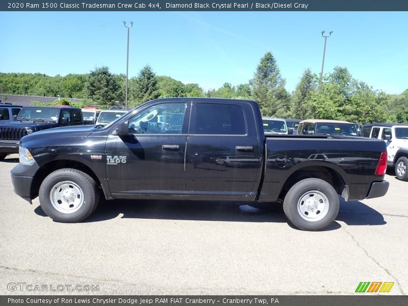 Diamond Black Crystal Pearl / Black/Diesel Gray 2020 Ram 1500 Classic Tradesman Crew Cab 4x4