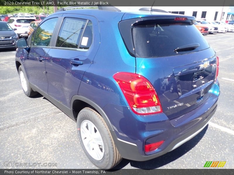 Pacific Blue Metallic / Jet Black 2020 Chevrolet Trax LT AWD