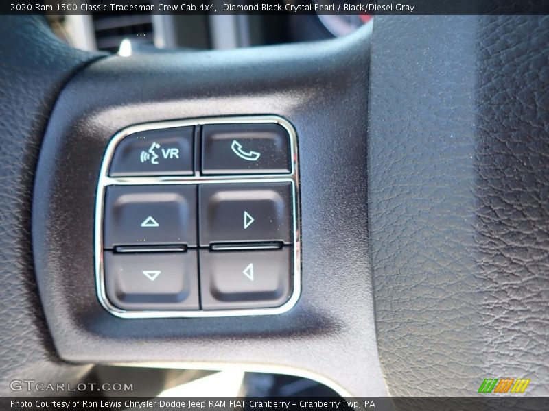 Diamond Black Crystal Pearl / Black/Diesel Gray 2020 Ram 1500 Classic Tradesman Crew Cab 4x4