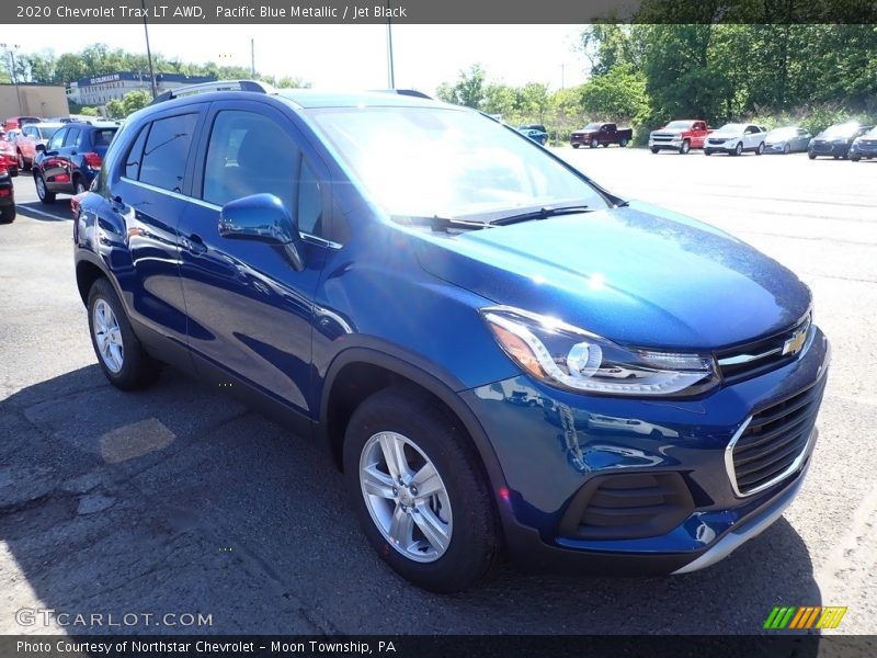 Pacific Blue Metallic / Jet Black 2020 Chevrolet Trax LT AWD
