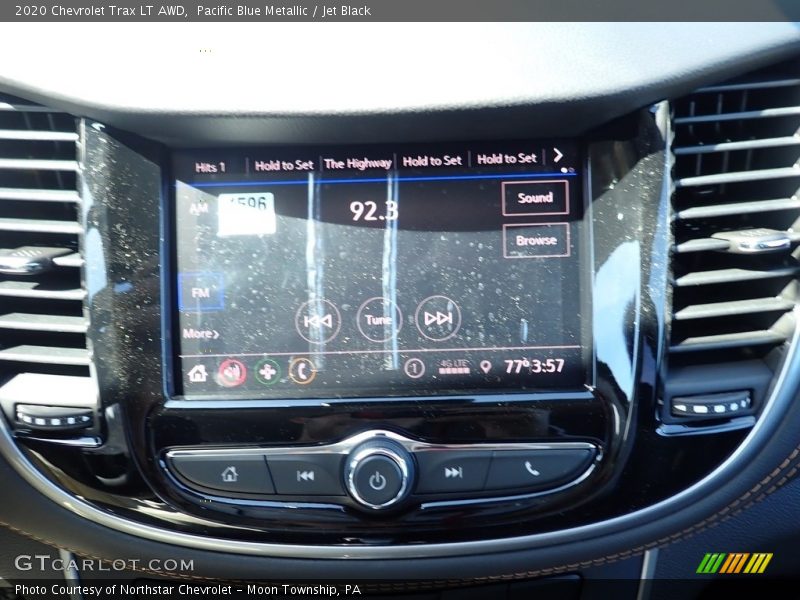 Pacific Blue Metallic / Jet Black 2020 Chevrolet Trax LT AWD