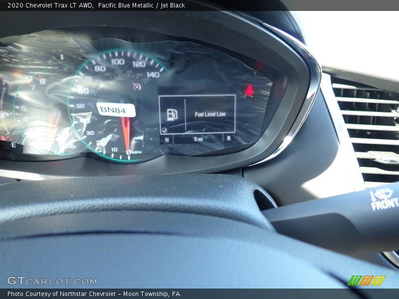 Pacific Blue Metallic / Jet Black 2020 Chevrolet Trax LT AWD