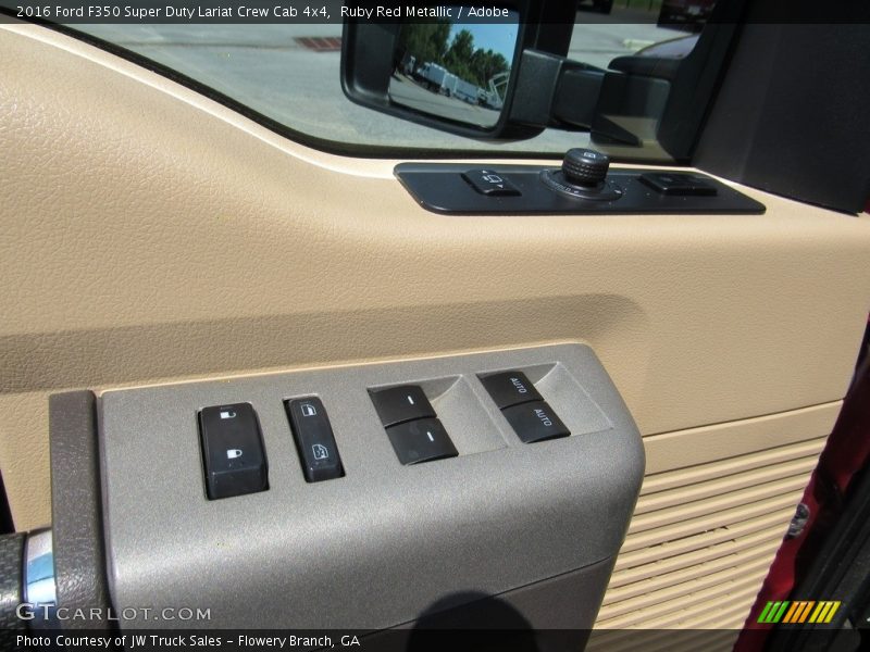 Ruby Red Metallic / Adobe 2016 Ford F350 Super Duty Lariat Crew Cab 4x4