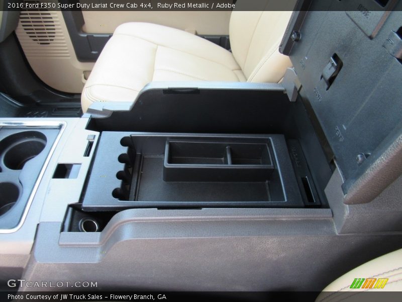 Ruby Red Metallic / Adobe 2016 Ford F350 Super Duty Lariat Crew Cab 4x4