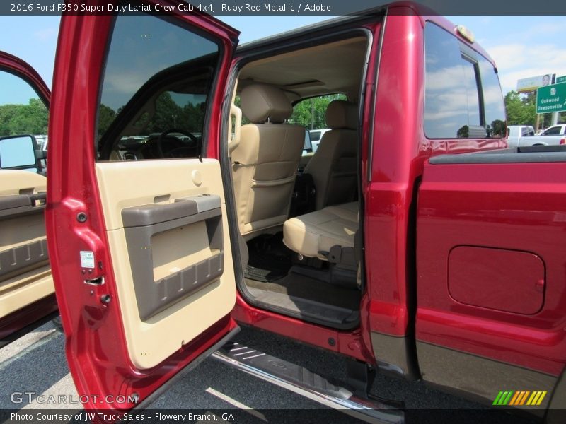 Ruby Red Metallic / Adobe 2016 Ford F350 Super Duty Lariat Crew Cab 4x4