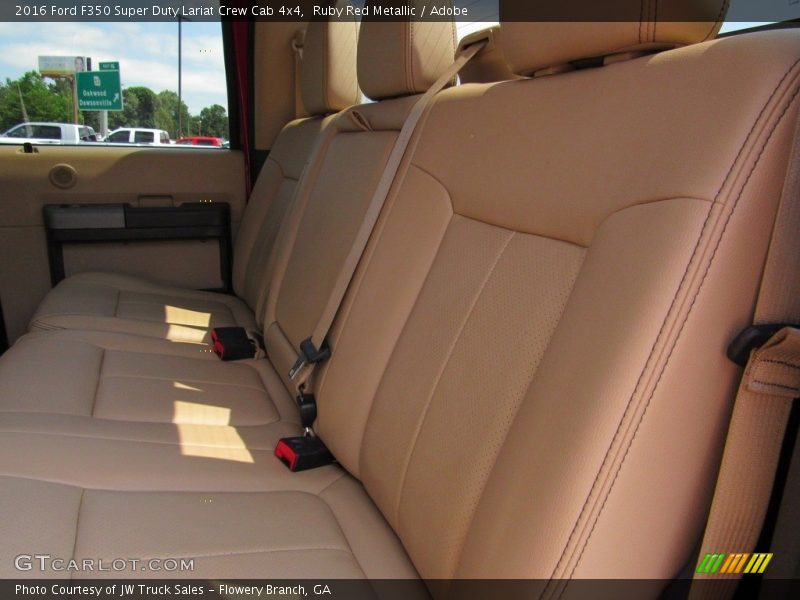 Ruby Red Metallic / Adobe 2016 Ford F350 Super Duty Lariat Crew Cab 4x4