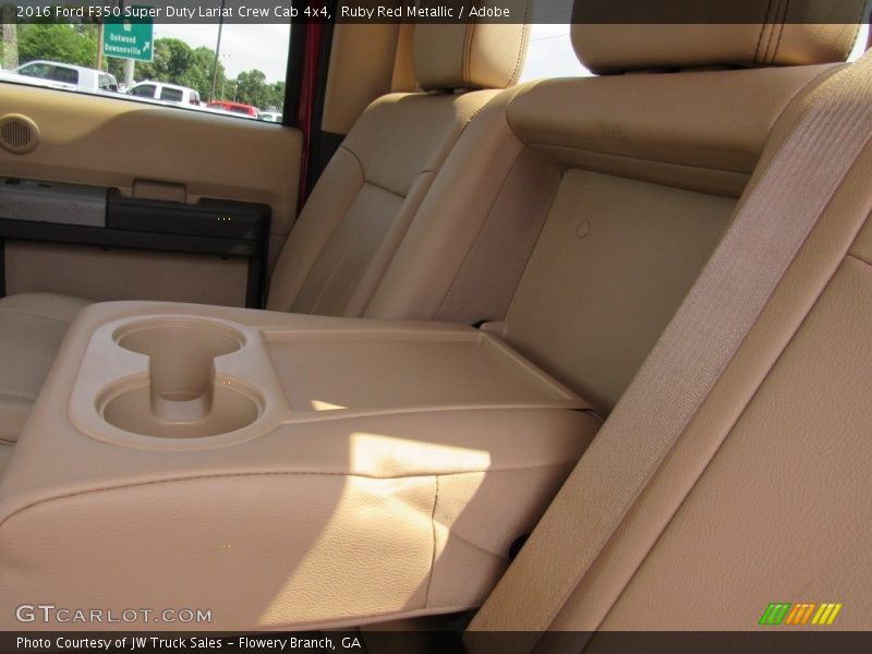 Ruby Red Metallic / Adobe 2016 Ford F350 Super Duty Lariat Crew Cab 4x4
