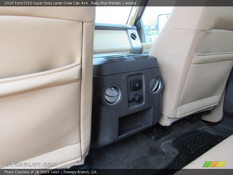 Ruby Red Metallic / Adobe 2016 Ford F350 Super Duty Lariat Crew Cab 4x4