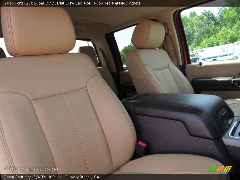 Ruby Red Metallic / Adobe 2016 Ford F350 Super Duty Lariat Crew Cab 4x4