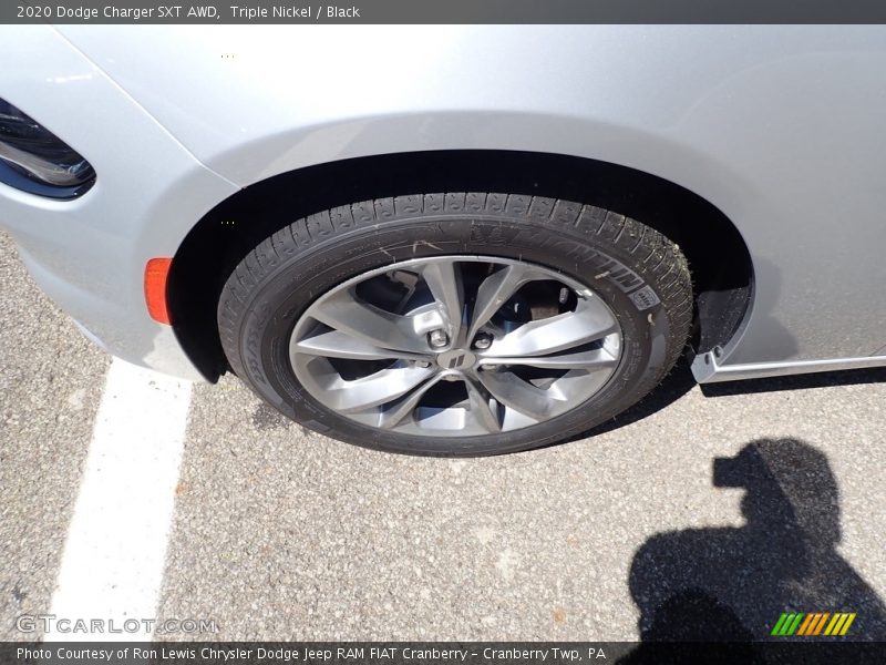 Triple Nickel / Black 2020 Dodge Charger SXT AWD