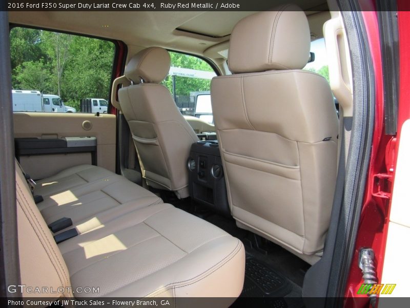 Ruby Red Metallic / Adobe 2016 Ford F350 Super Duty Lariat Crew Cab 4x4