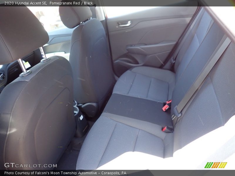 Pomegranate Red / Black 2020 Hyundai Accent SE