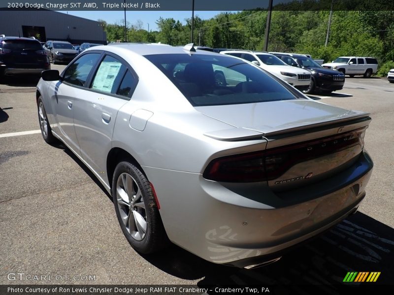 Triple Nickel / Black 2020 Dodge Charger SXT AWD