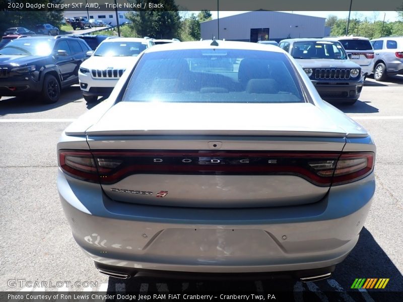 Triple Nickel / Black 2020 Dodge Charger SXT AWD