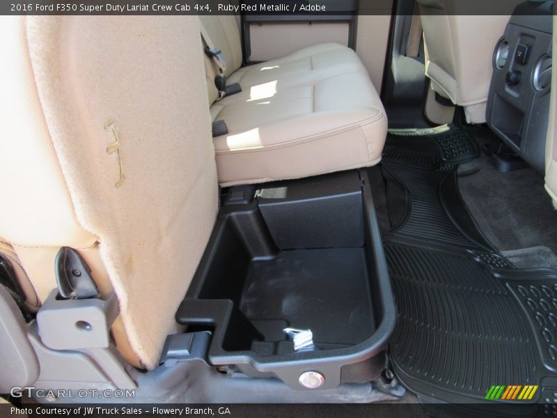Ruby Red Metallic / Adobe 2016 Ford F350 Super Duty Lariat Crew Cab 4x4
