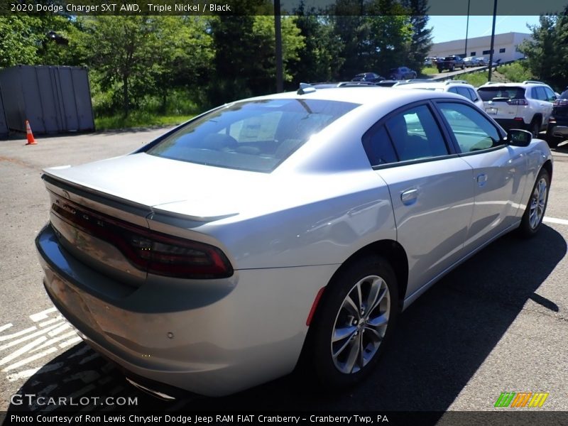 Triple Nickel / Black 2020 Dodge Charger SXT AWD