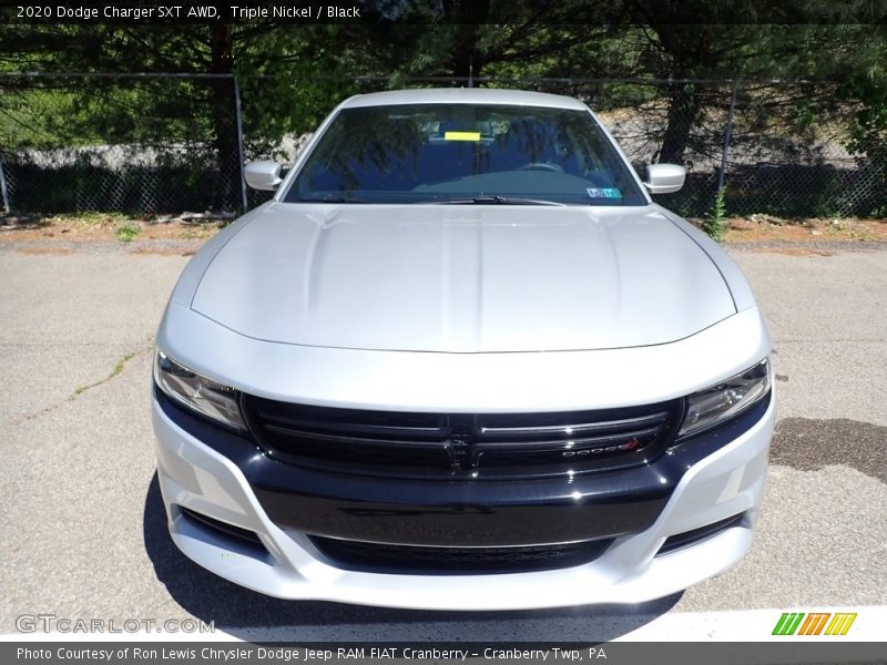 Triple Nickel / Black 2020 Dodge Charger SXT AWD