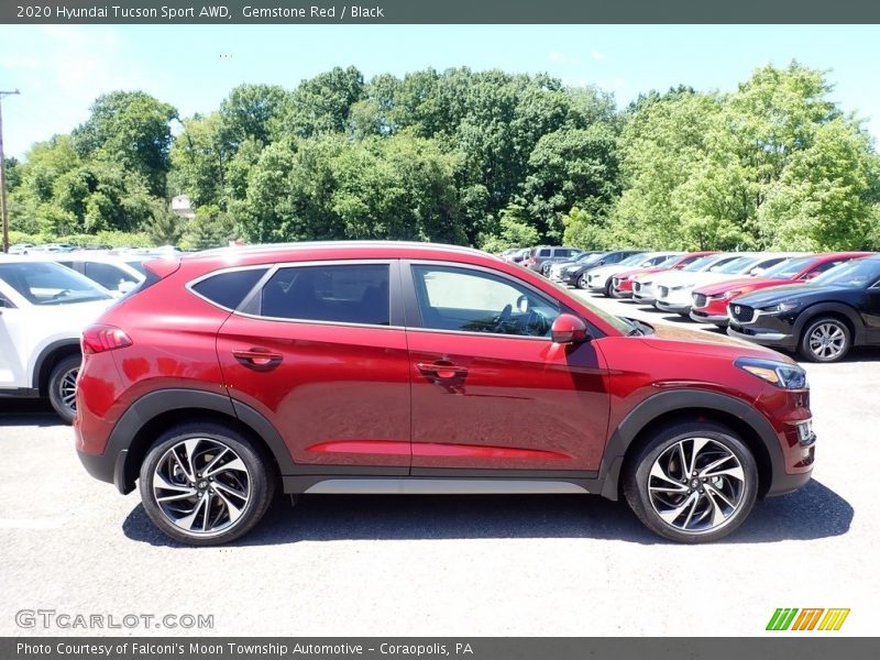 Gemstone Red / Black 2020 Hyundai Tucson Sport AWD