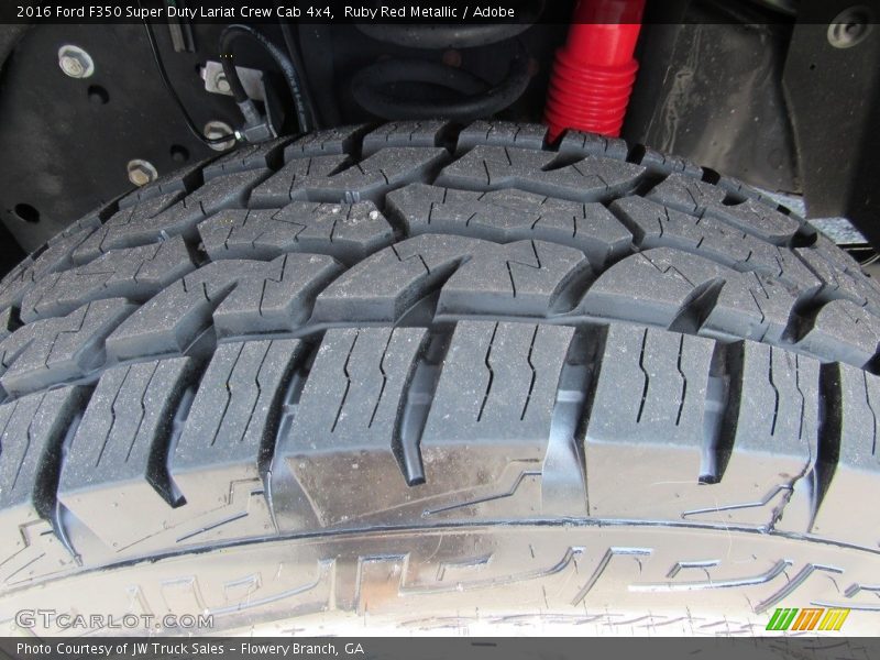 Ruby Red Metallic / Adobe 2016 Ford F350 Super Duty Lariat Crew Cab 4x4