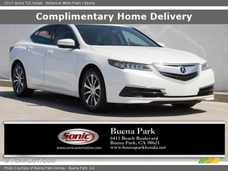 Bellanova White Pearl / Ebony 2017 Acura TLX Sedan