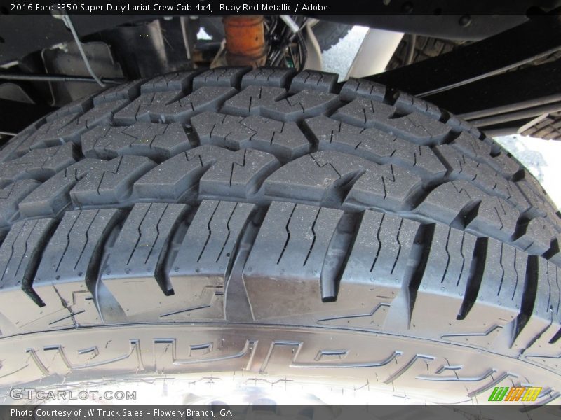 Ruby Red Metallic / Adobe 2016 Ford F350 Super Duty Lariat Crew Cab 4x4