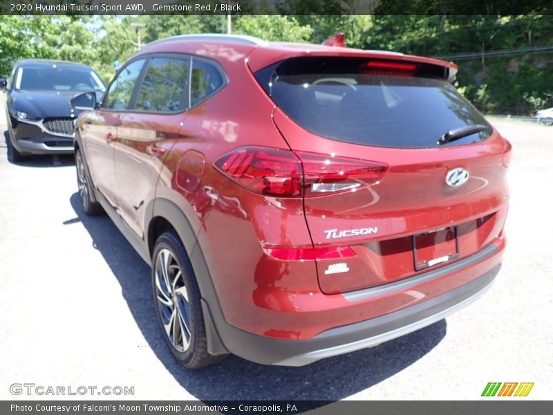 Gemstone Red / Black 2020 Hyundai Tucson Sport AWD