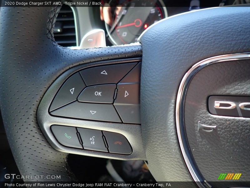 Triple Nickel / Black 2020 Dodge Charger SXT AWD