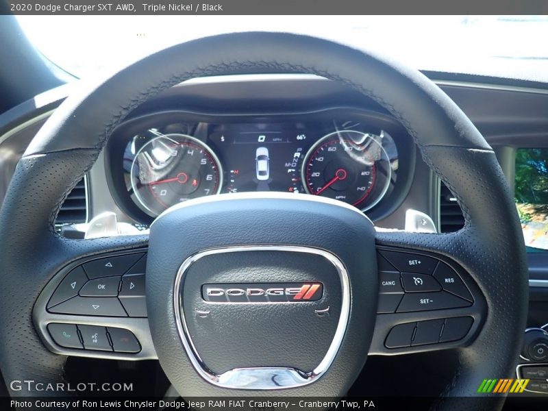Triple Nickel / Black 2020 Dodge Charger SXT AWD