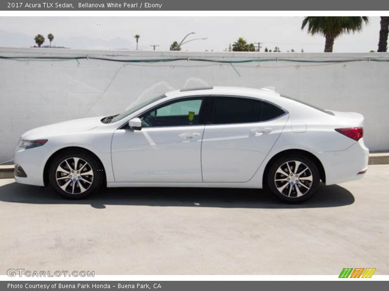 Bellanova White Pearl / Ebony 2017 Acura TLX Sedan