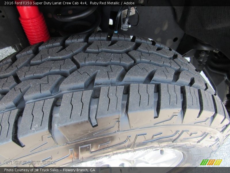 Ruby Red Metallic / Adobe 2016 Ford F350 Super Duty Lariat Crew Cab 4x4