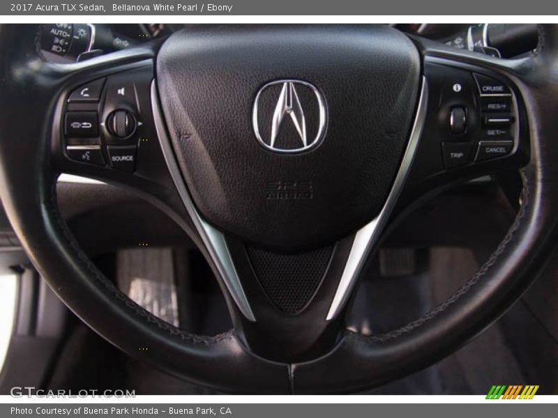 Bellanova White Pearl / Ebony 2017 Acura TLX Sedan