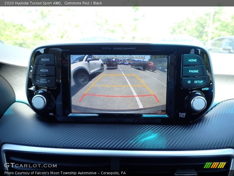 Gemstone Red / Black 2020 Hyundai Tucson Sport AWD