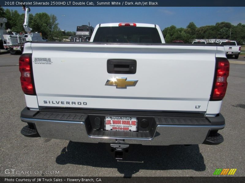 Summit White / Dark Ash/Jet Black 2018 Chevrolet Silverado 2500HD LT Double Cab