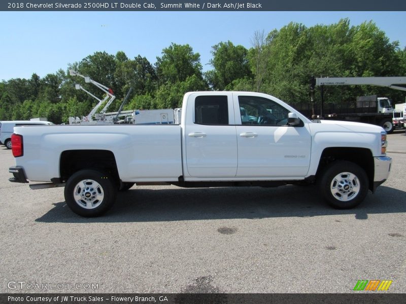 Summit White / Dark Ash/Jet Black 2018 Chevrolet Silverado 2500HD LT Double Cab