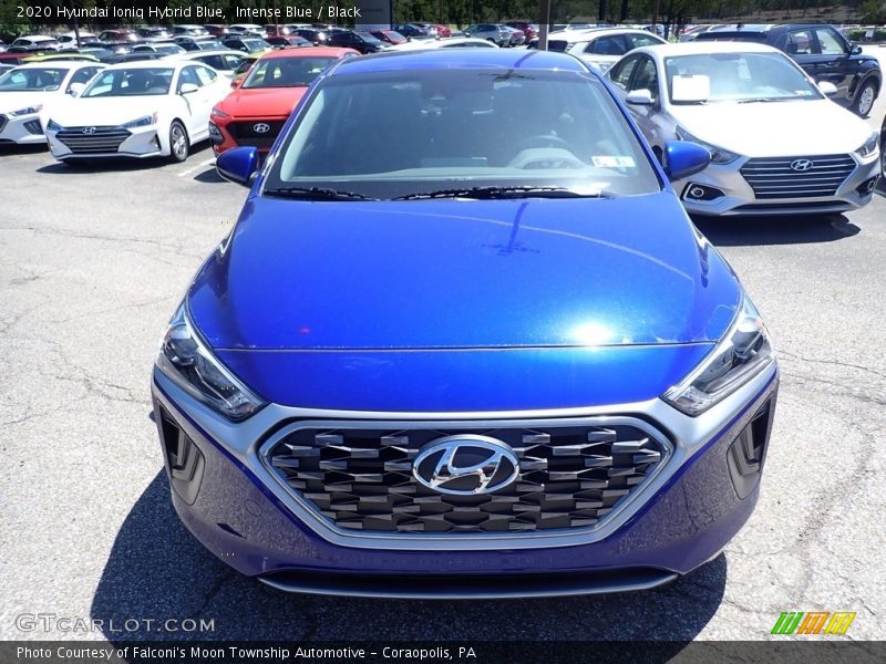 Intense Blue / Black 2020 Hyundai Ioniq Hybrid Blue
