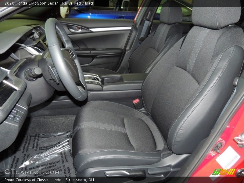 Rallye Red / Black 2020 Honda Civic Sport Sedan