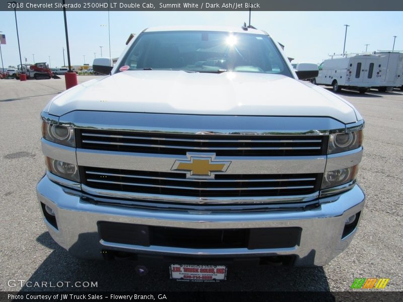Summit White / Dark Ash/Jet Black 2018 Chevrolet Silverado 2500HD LT Double Cab