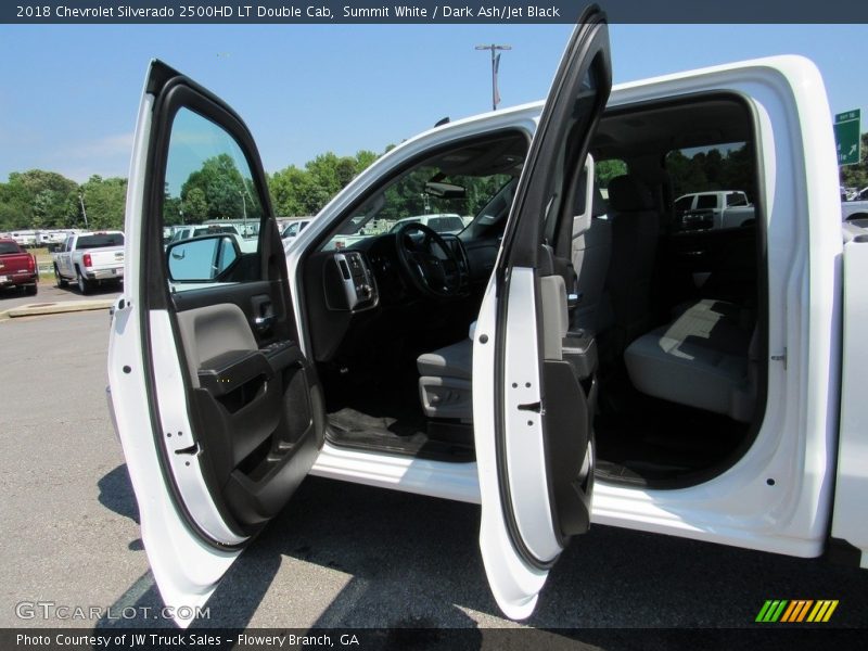 Summit White / Dark Ash/Jet Black 2018 Chevrolet Silverado 2500HD LT Double Cab