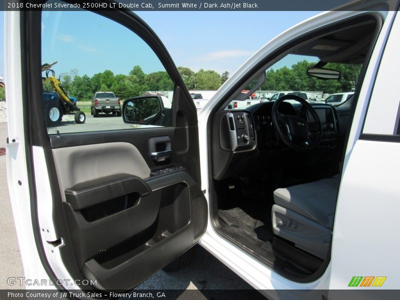 Summit White / Dark Ash/Jet Black 2018 Chevrolet Silverado 2500HD LT Double Cab