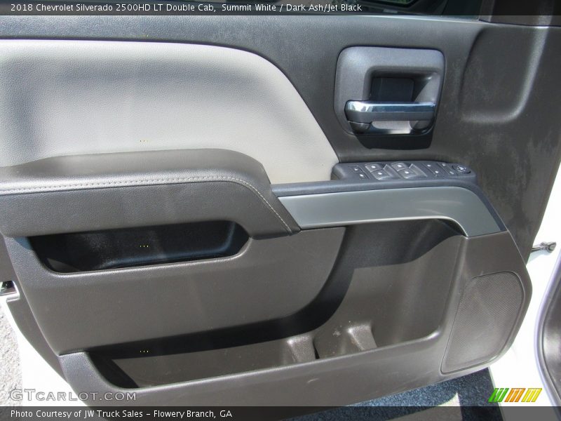 Summit White / Dark Ash/Jet Black 2018 Chevrolet Silverado 2500HD LT Double Cab