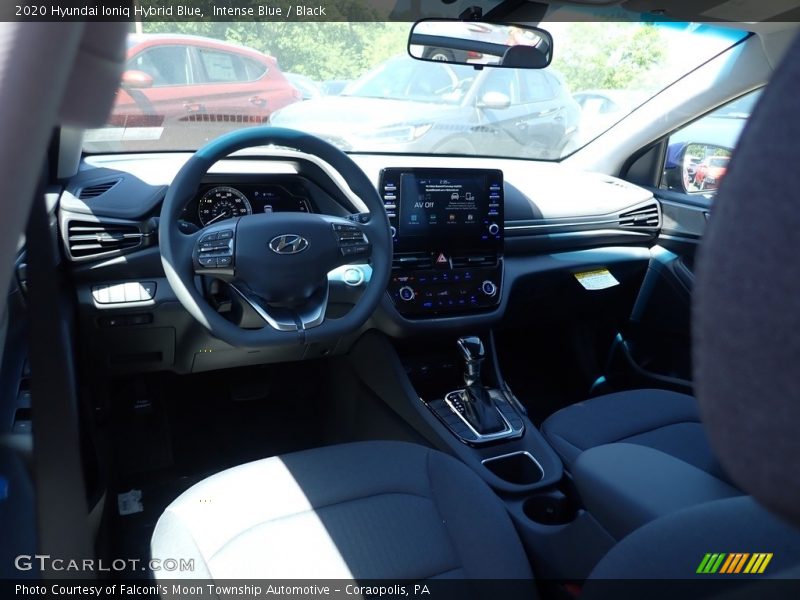 Intense Blue / Black 2020 Hyundai Ioniq Hybrid Blue
