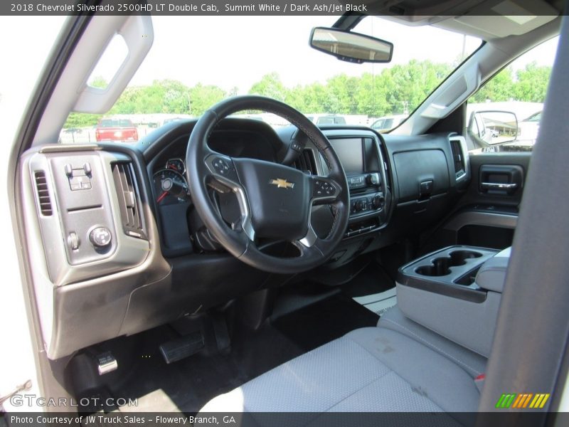 Summit White / Dark Ash/Jet Black 2018 Chevrolet Silverado 2500HD LT Double Cab