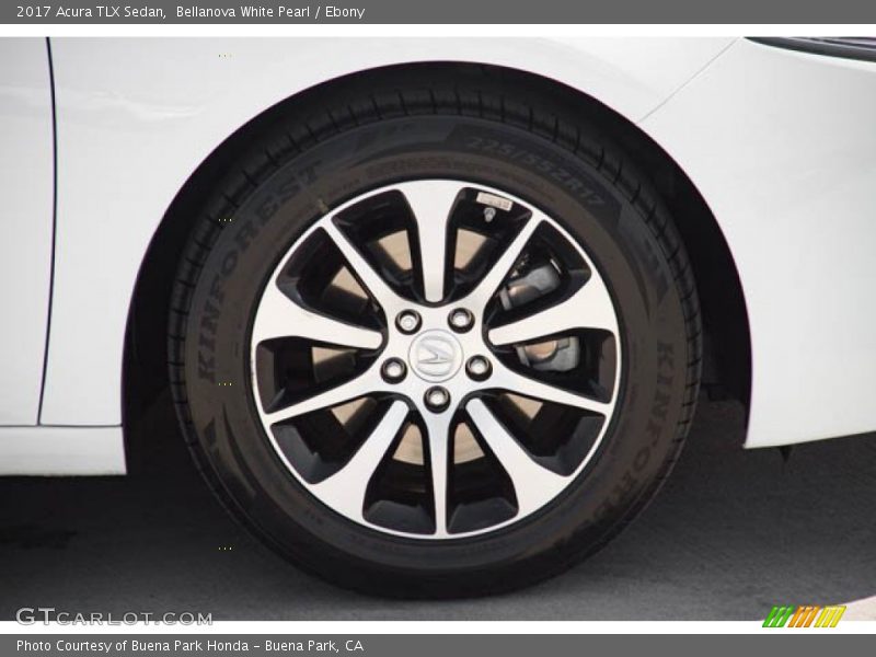 Bellanova White Pearl / Ebony 2017 Acura TLX Sedan