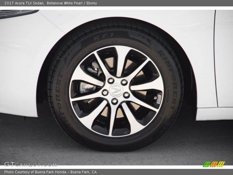 Bellanova White Pearl / Ebony 2017 Acura TLX Sedan