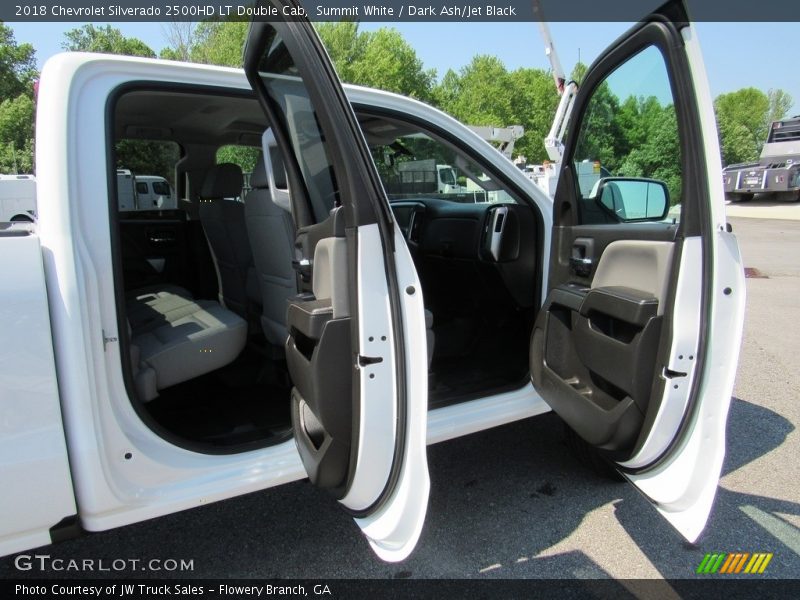 Summit White / Dark Ash/Jet Black 2018 Chevrolet Silverado 2500HD LT Double Cab