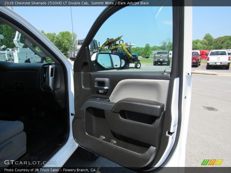 Summit White / Dark Ash/Jet Black 2018 Chevrolet Silverado 2500HD LT Double Cab
