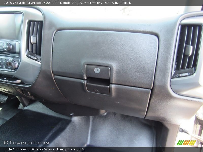 Summit White / Dark Ash/Jet Black 2018 Chevrolet Silverado 2500HD LT Double Cab