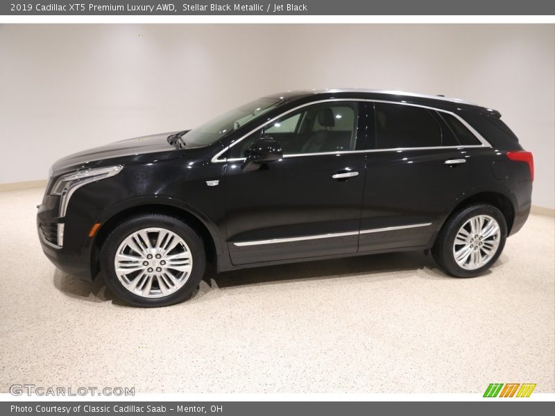 Stellar Black Metallic / Jet Black 2019 Cadillac XT5 Premium Luxury AWD