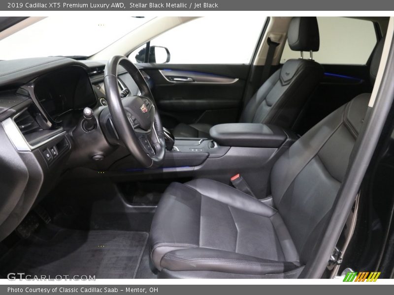 Stellar Black Metallic / Jet Black 2019 Cadillac XT5 Premium Luxury AWD
