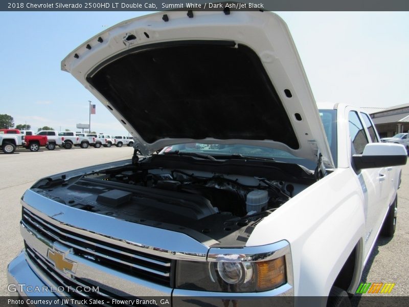 Summit White / Dark Ash/Jet Black 2018 Chevrolet Silverado 2500HD LT Double Cab